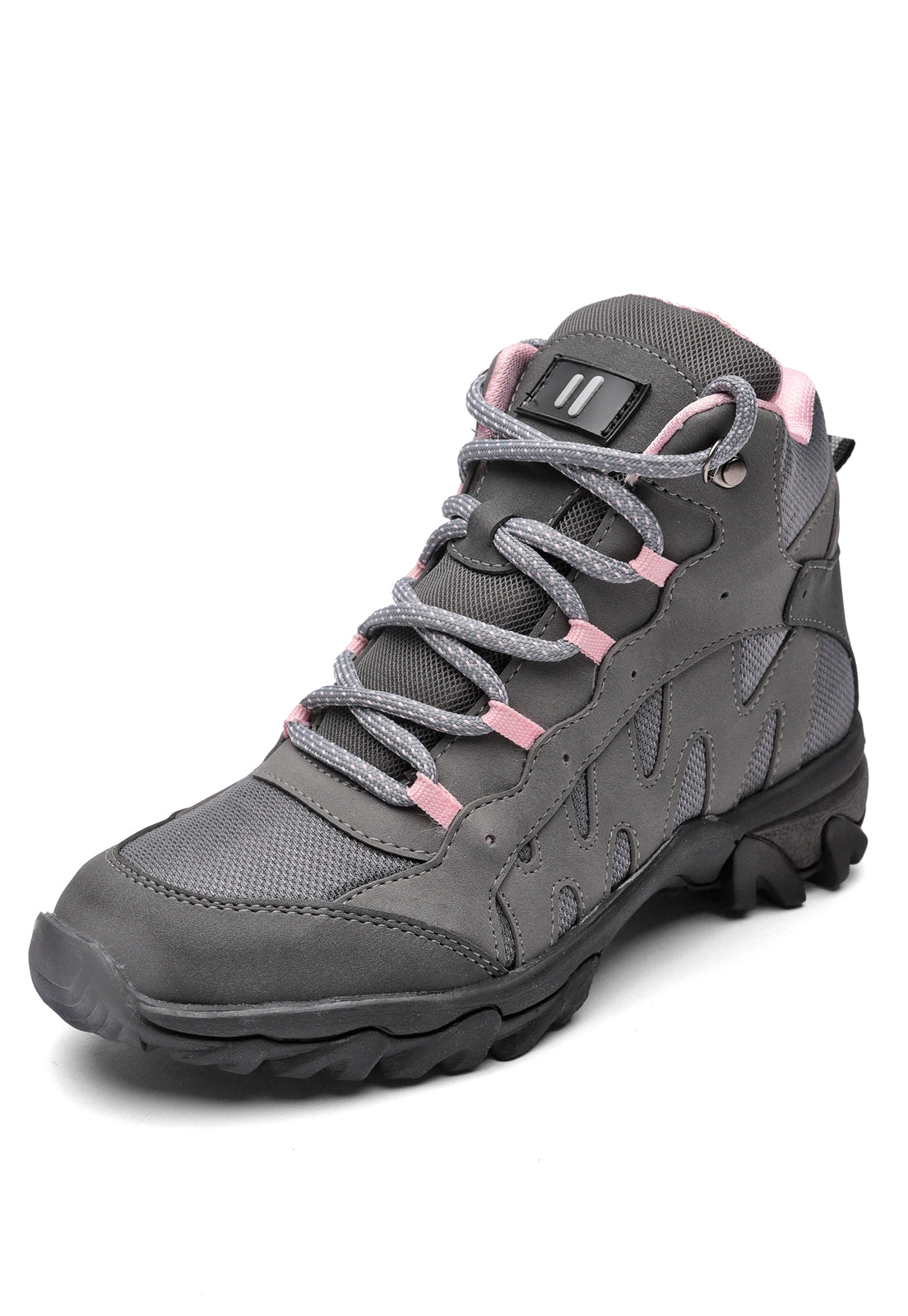 Bota Outdoor Mujer Gris-Rosa tellenzi 9-6924