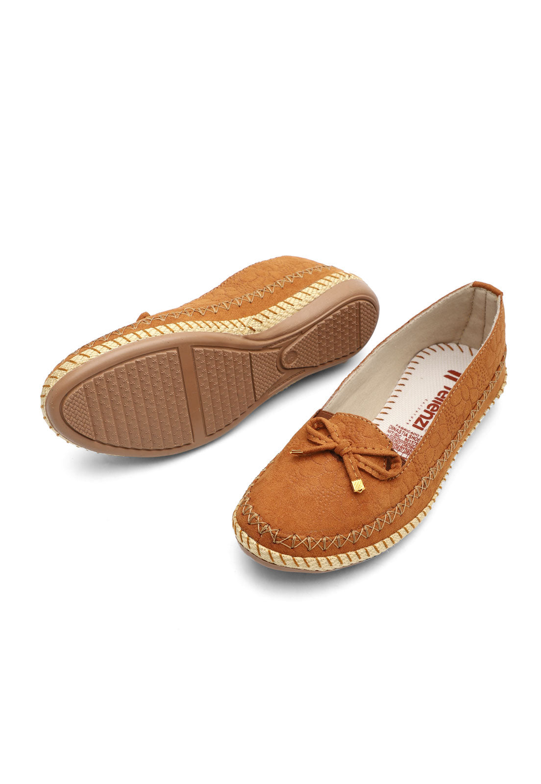 Zapato Dama Miel tellenzi 9324
