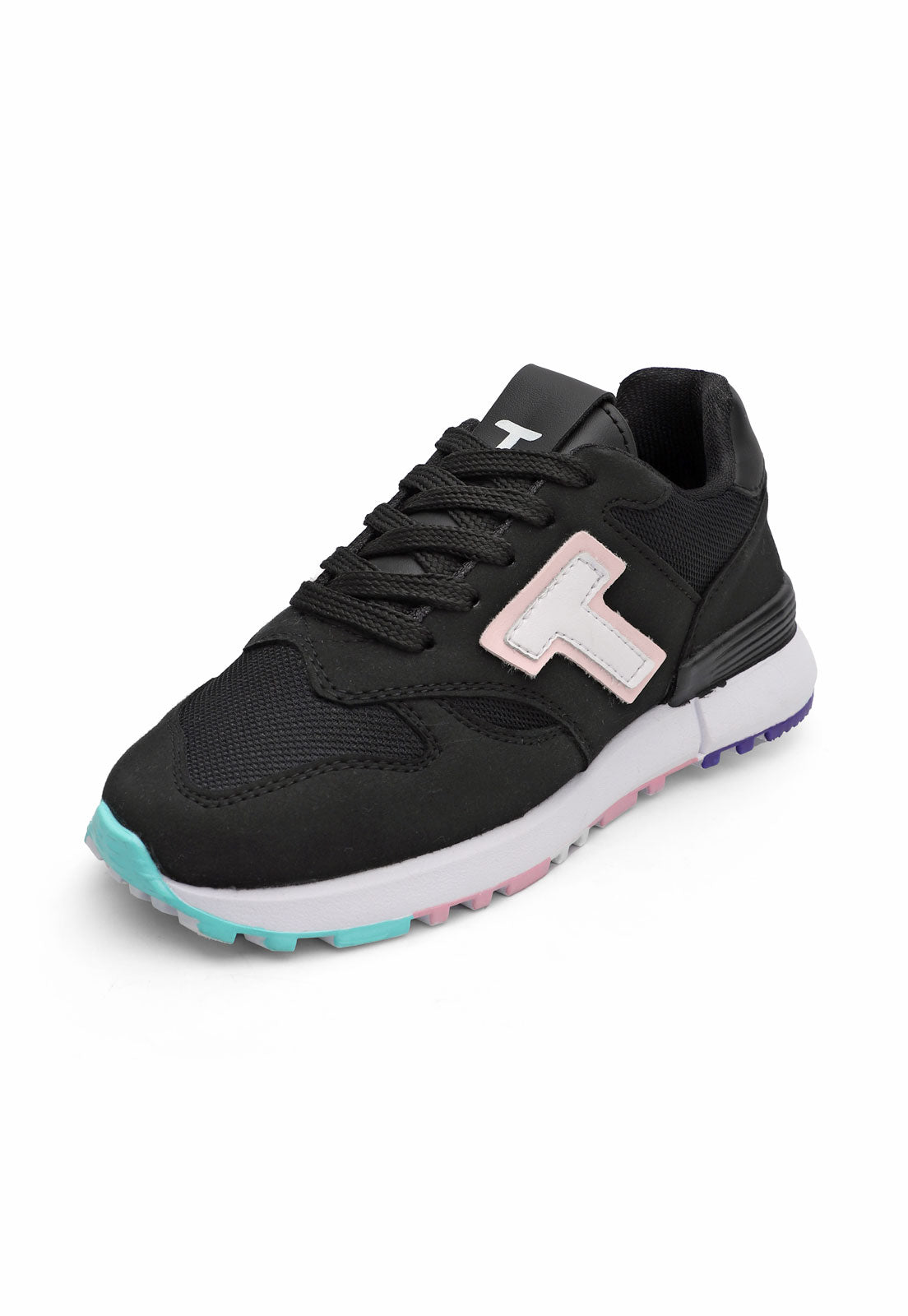 Tenis Dama Negro Gamuzado Tellenzi 4844