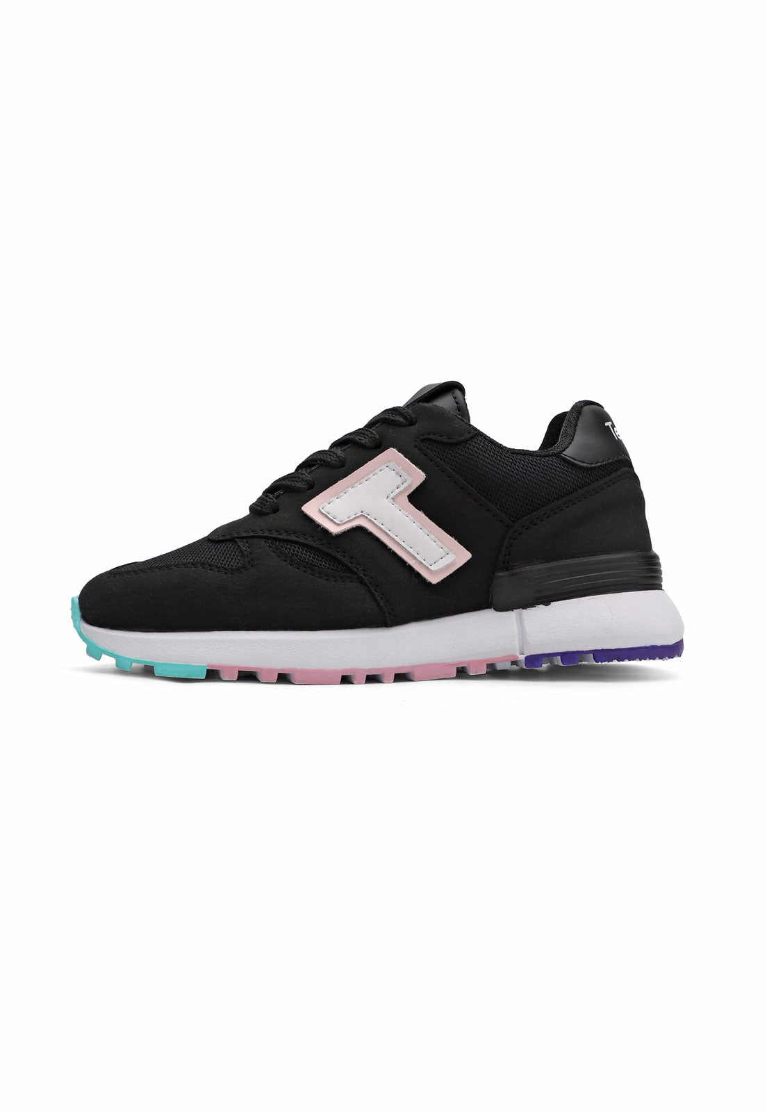 Tenis Dama Negro Gamuzado Tellenzi 4844