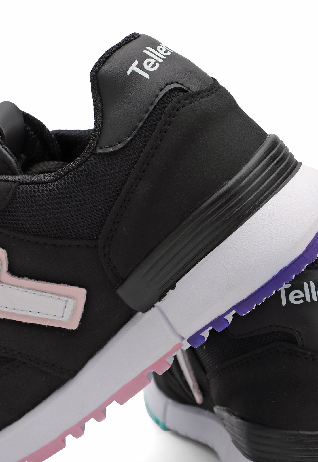 Tenis Dama Negro Gamuzado Tellenzi 4844