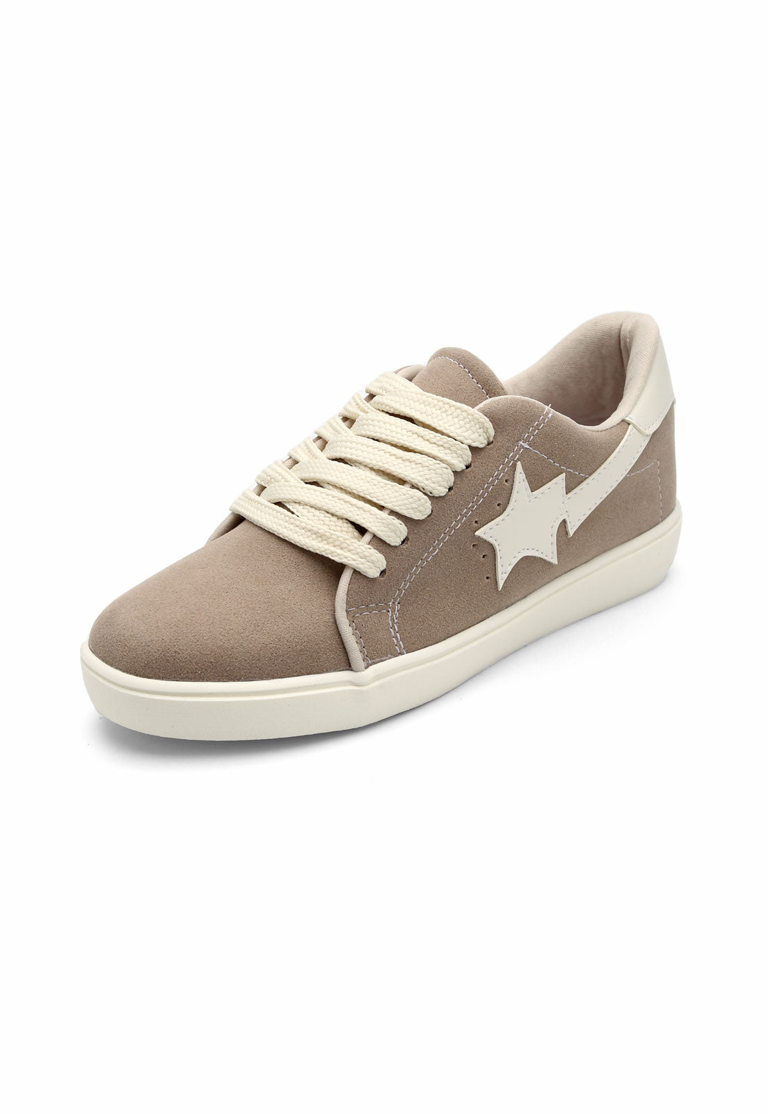 Tenis Dama Beige-Marrón Tellenzi S-06
