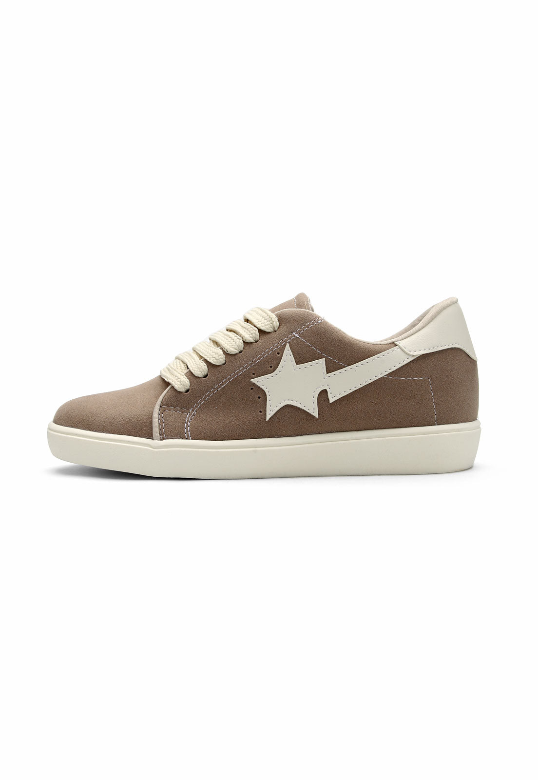 Tenis Dama Beige-Marrón Tellenzi S-06