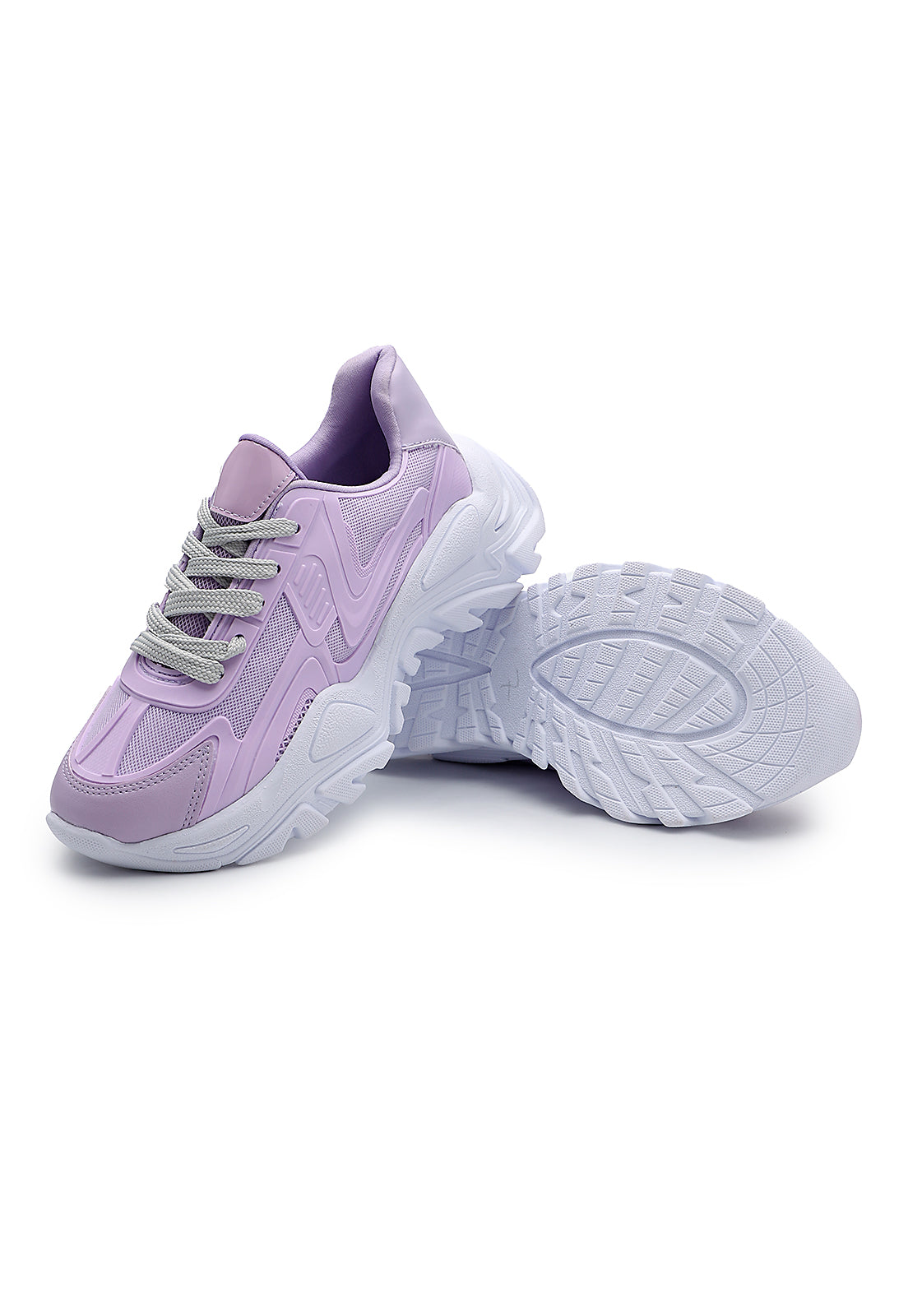 Tenis Sneakers Lila  Crema Tellenzi T00