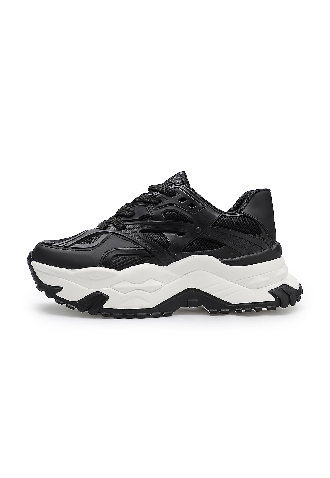Tenis Sneakers Negro Crema Tellenzi T03