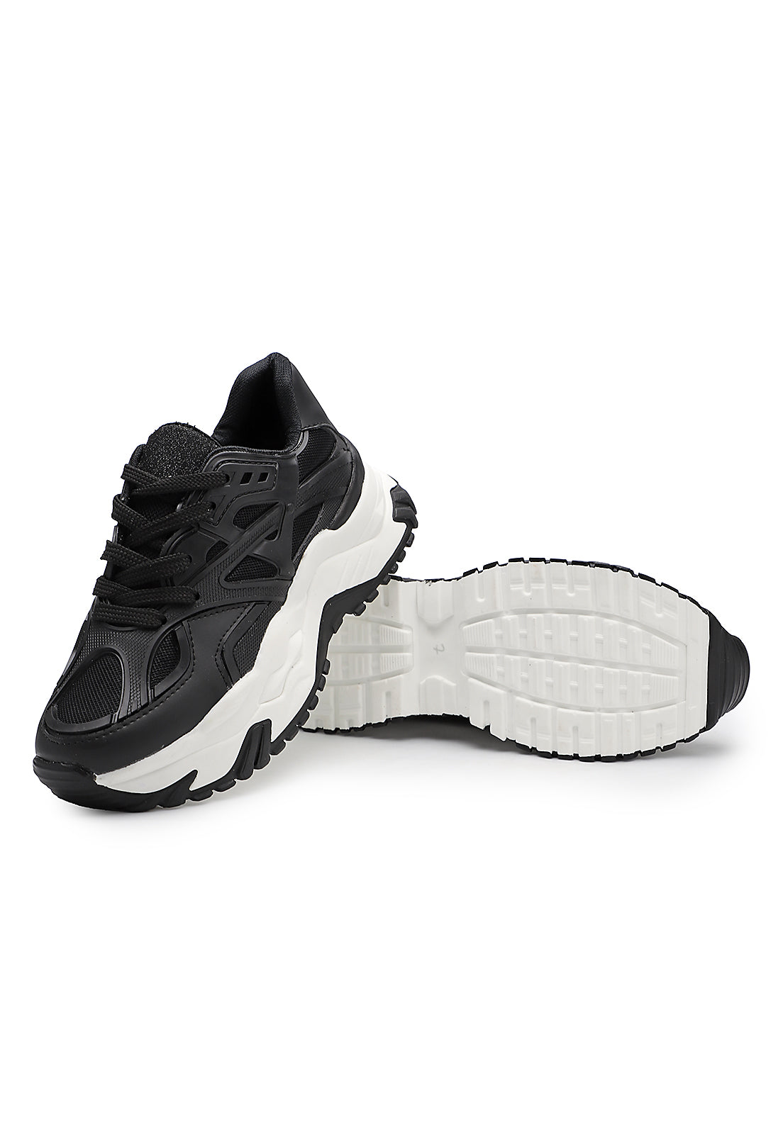 Tenis Sneakers Negro Crema Tellenzi T03