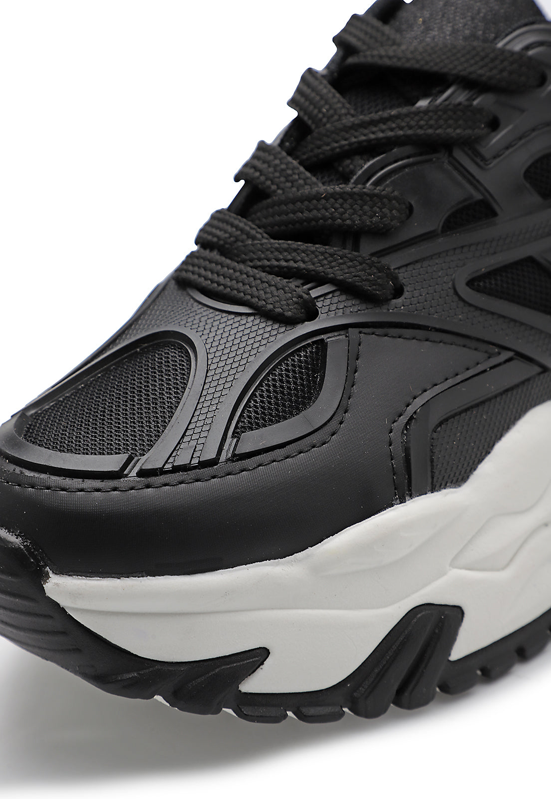 Tenis Sneakers Negro Crema Tellenzi T03