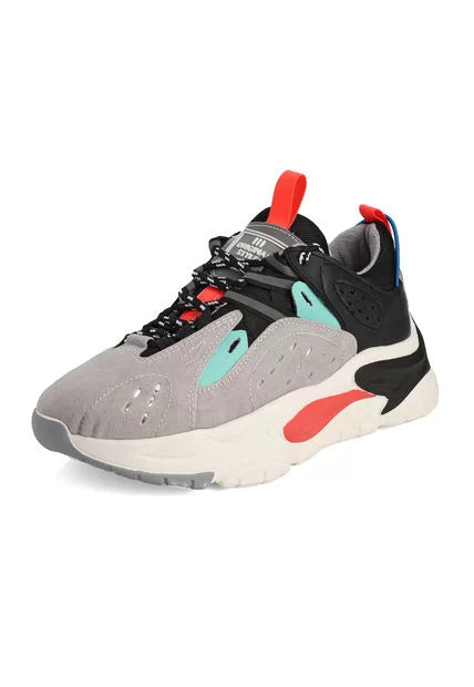 Tenis Sneakers Hombre Gris-Negro Tellenzi Tokio