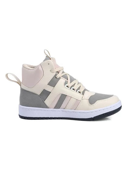 Tenis Tipo Botín Dama Beige-Nude Tellenzi DP2030