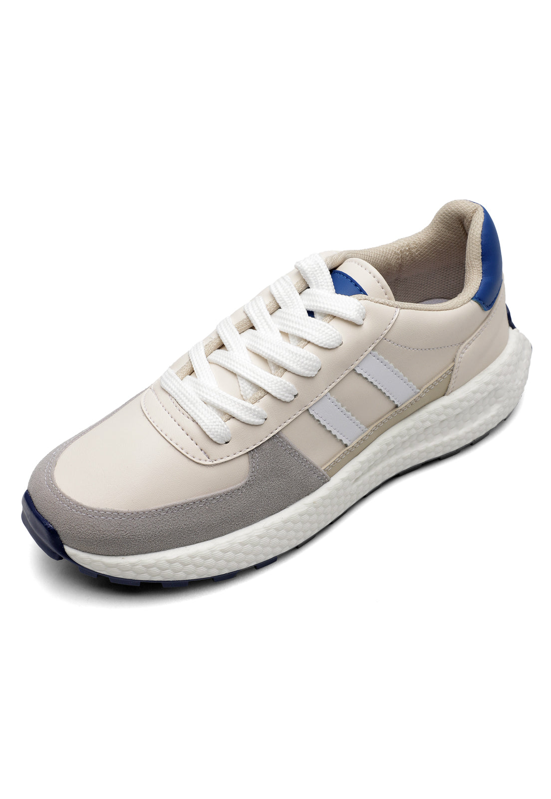 Tenis Hombre Beige-Azul Tellenzi 0050