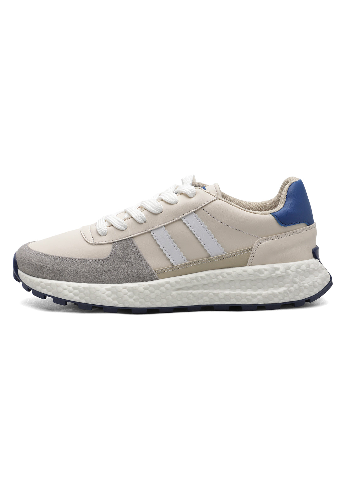 Tenis Hombre Beige-Azul Tellenzi 0050