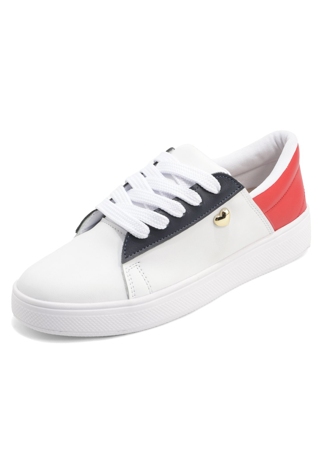 Tenis Dama Blanco-Rojo Tellenzi S42