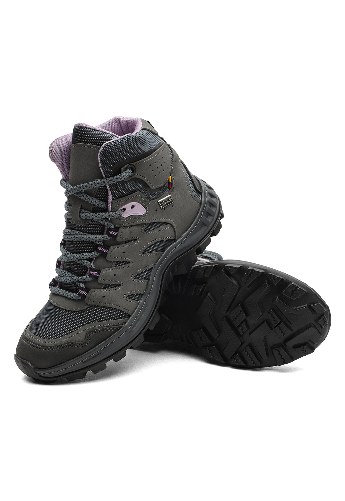 Bota Outdoor Mujer Gris-Lila tellenzi Nepal