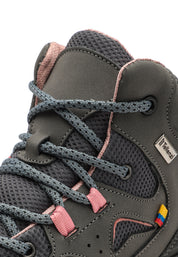 Bota Outdoor Mujer Gris-Rosa tellenzi Sahara