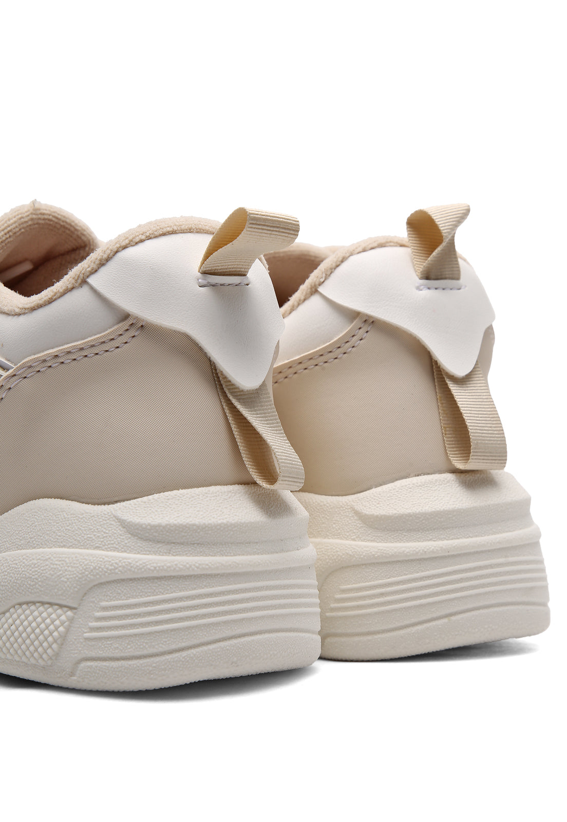 Tenis Sneakers Dama Beige-Marfil Tellenzi 102