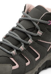 Bota Outdoor Mujer Gris-Rosa tellenzi 8-1068