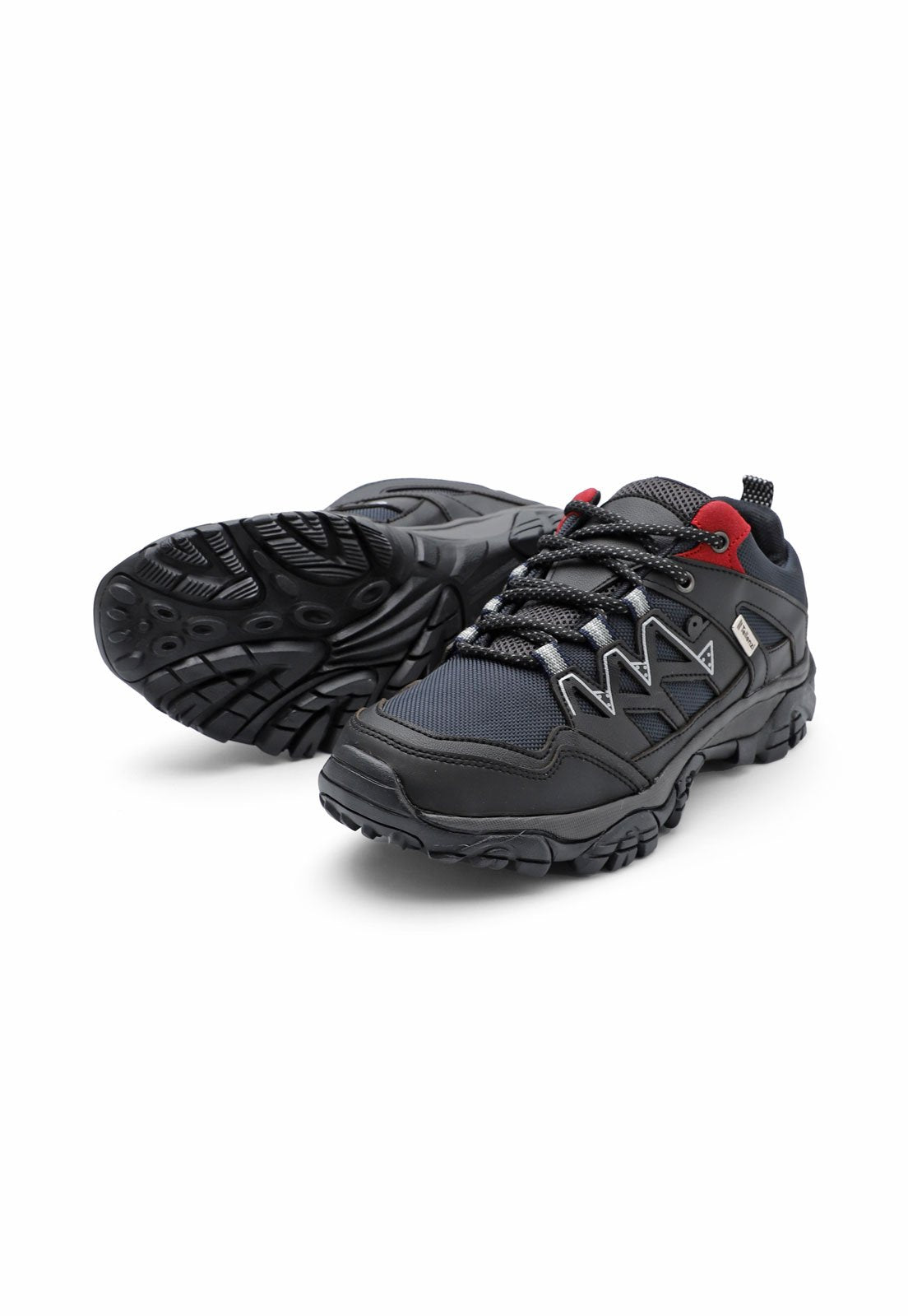 Zapato Hombre Outdoor Negro-Rojo Tellenzi 2309