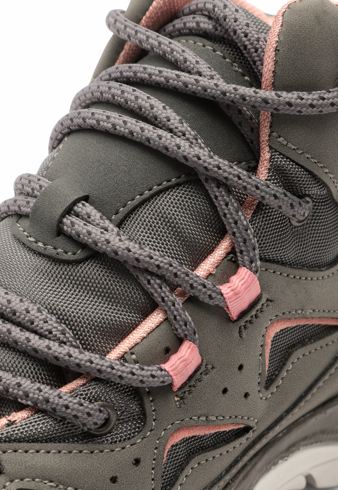 Bota Outdoor Mujer Gris-Rosa tellenzi 2502
