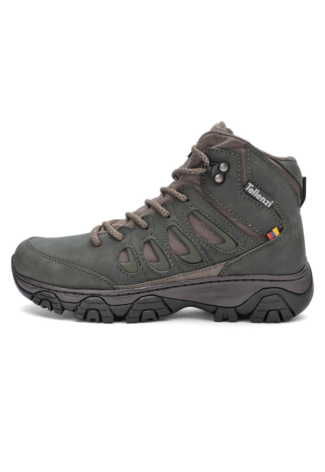 Bota Outdoor Hombre Verde Tellenzi 7-262