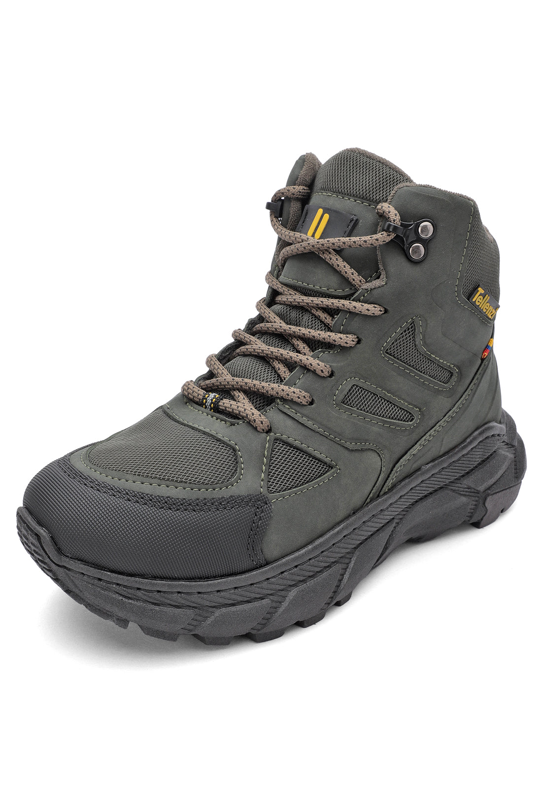 Bota Outdoor Hombre Verde Tellenzi 7-276