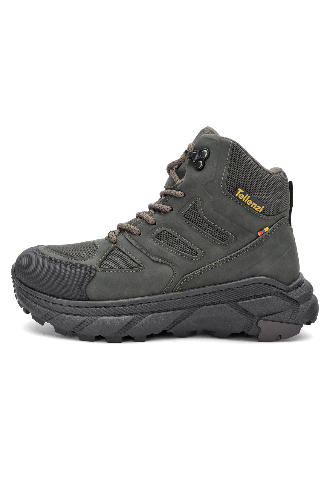 Bota Outdoor Hombre Verde Tellenzi 7-276