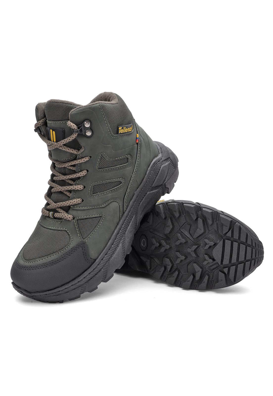 Bota Outdoor Hombre Verde Tellenzi 7-276