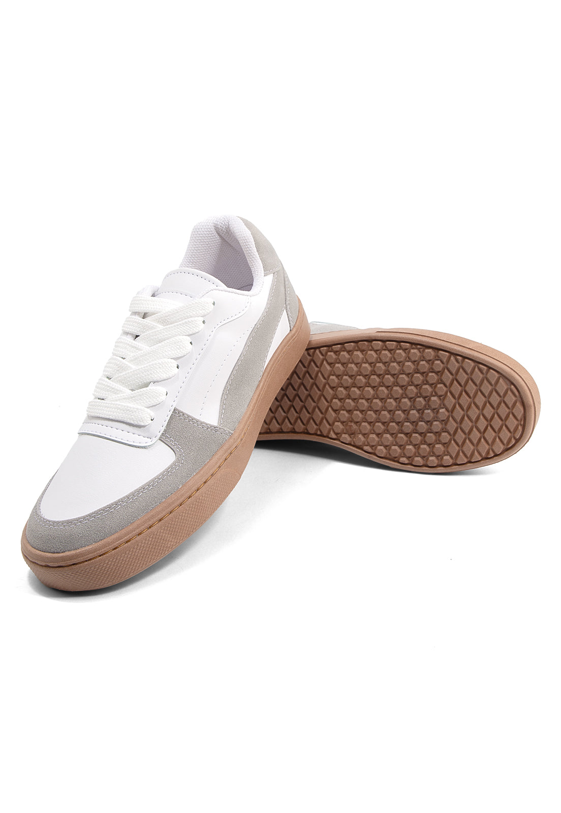 Tenis Hombre Blanco-Gris Tellenzi 4085