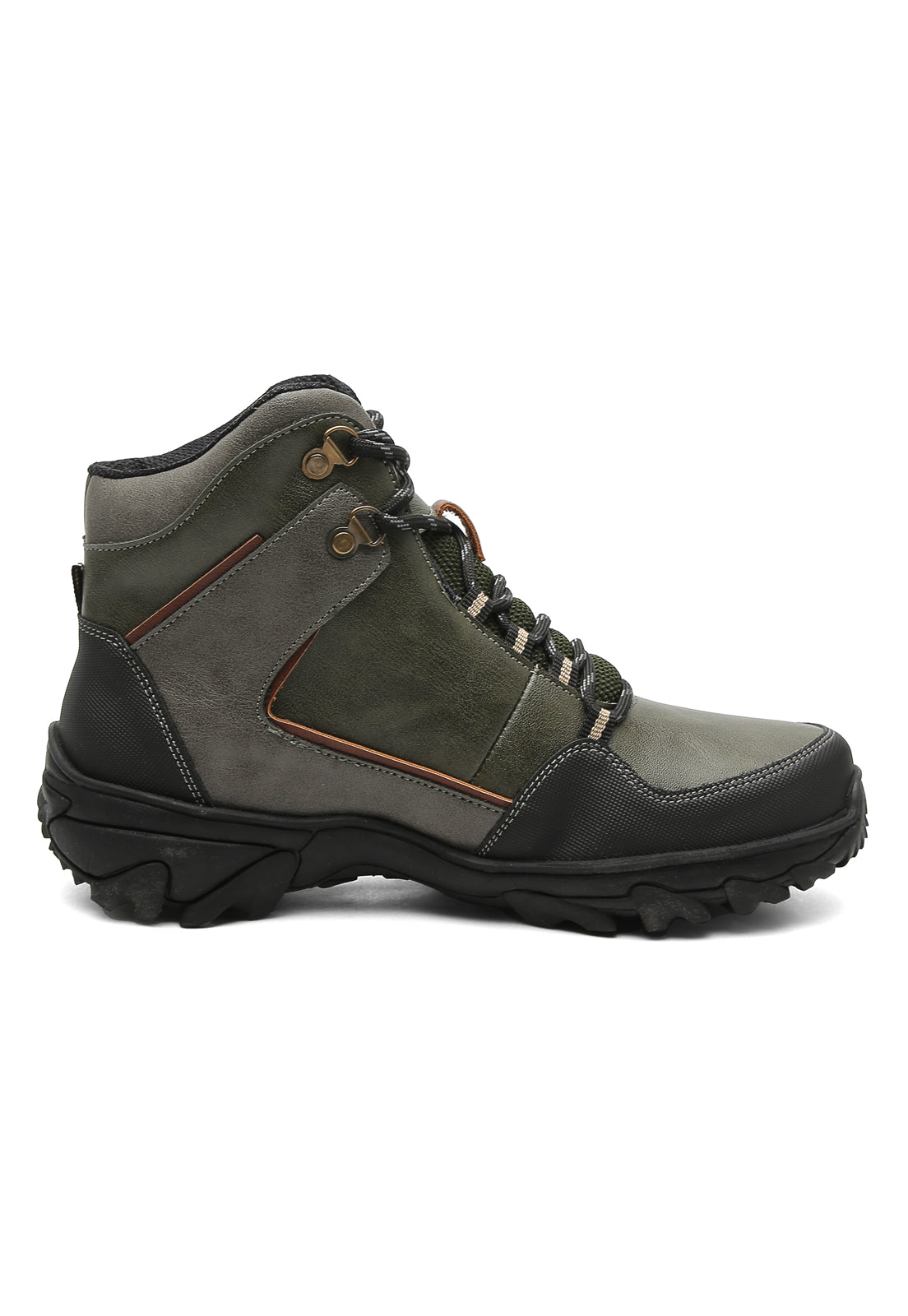 Botas Hombre Outdoor Verde Tellenzi 4601