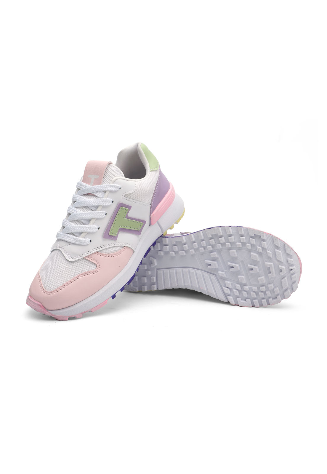 Tenis Dama Rosado*Blanco Tellenzi 4844