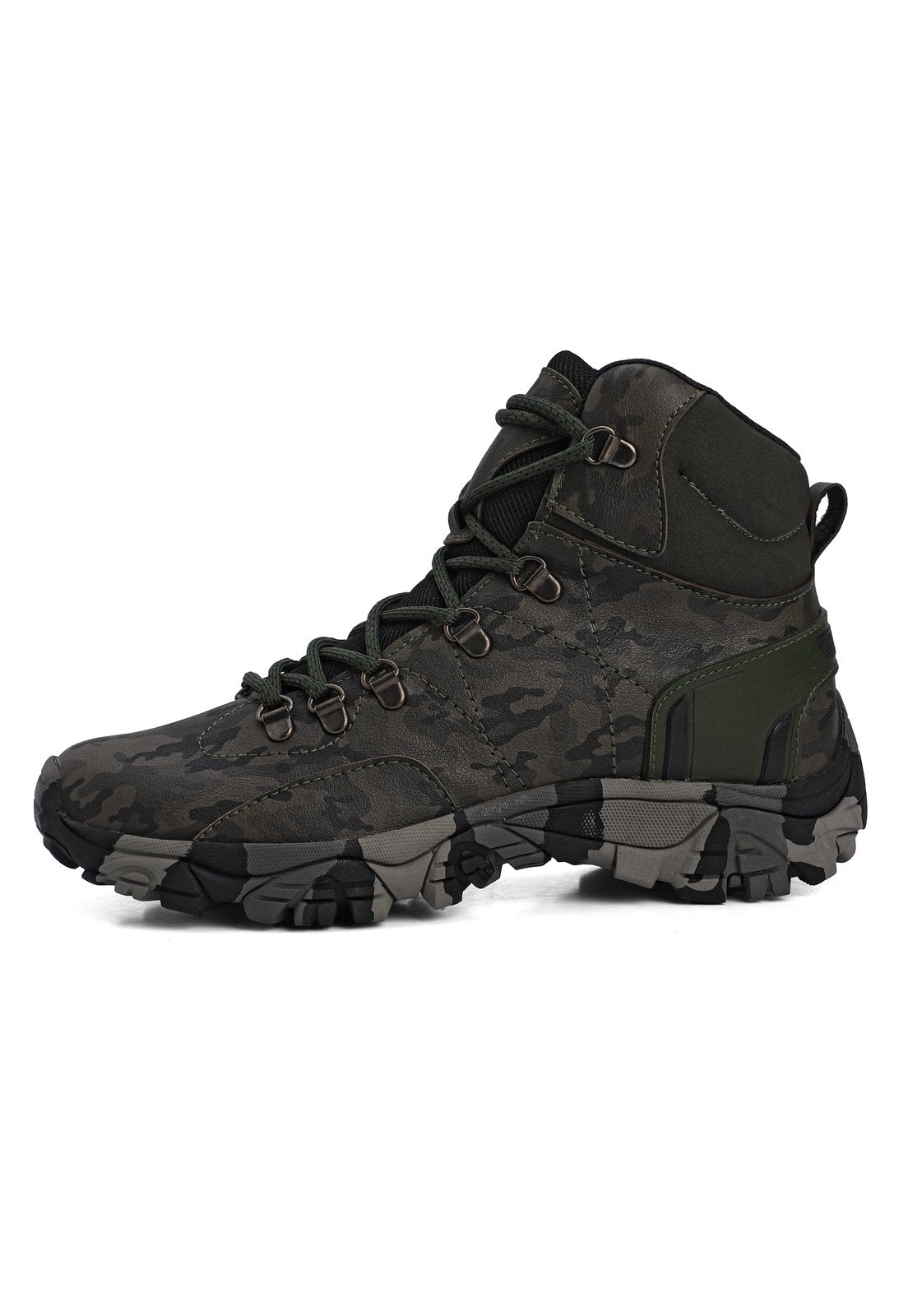 Bota Hombre Outdoor Verde Tellenzi 11200