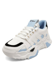 Tenis Mujer Blanco-Cielo Tellenzi 5017