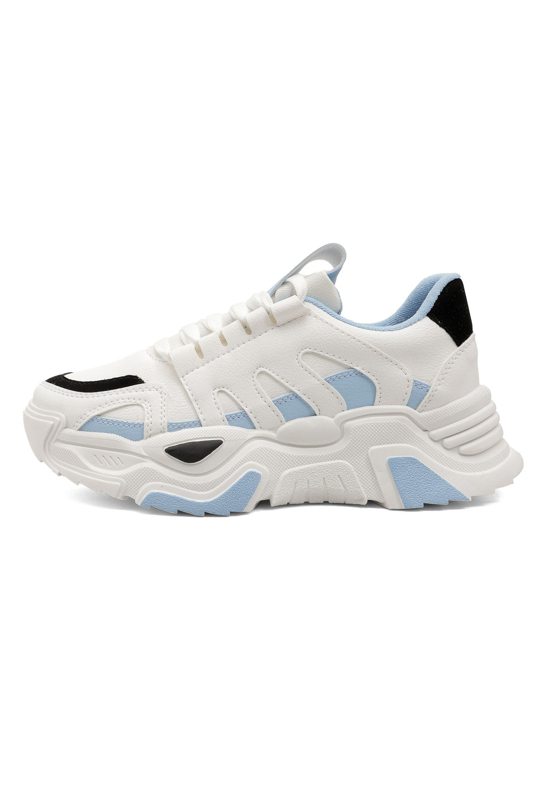 Tenis Mujer Blanco-Cielo Tellenzi 5017