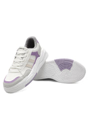 Tenis Dama Blanco-Lila Tellenzi 5038