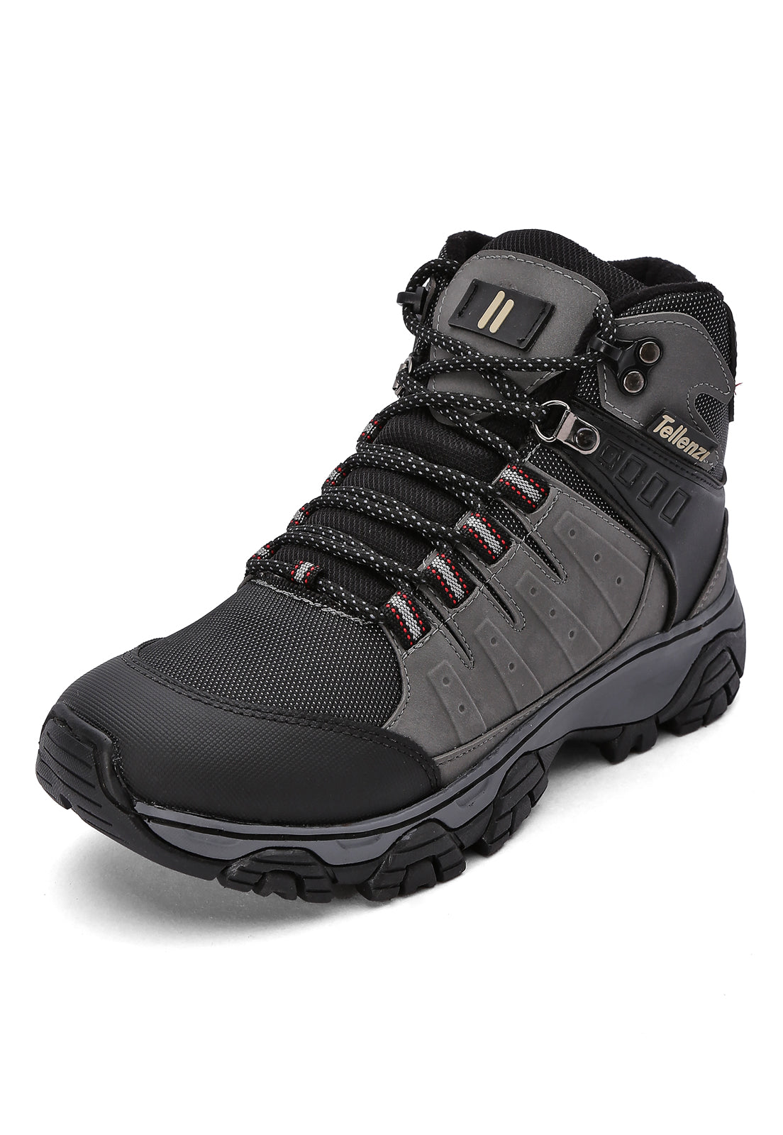Bota Outdoor Hombre Negro-Gris tellenzi 7-212