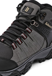 Bota Outdoor Hombre Negro-Gris tellenzi 7-212