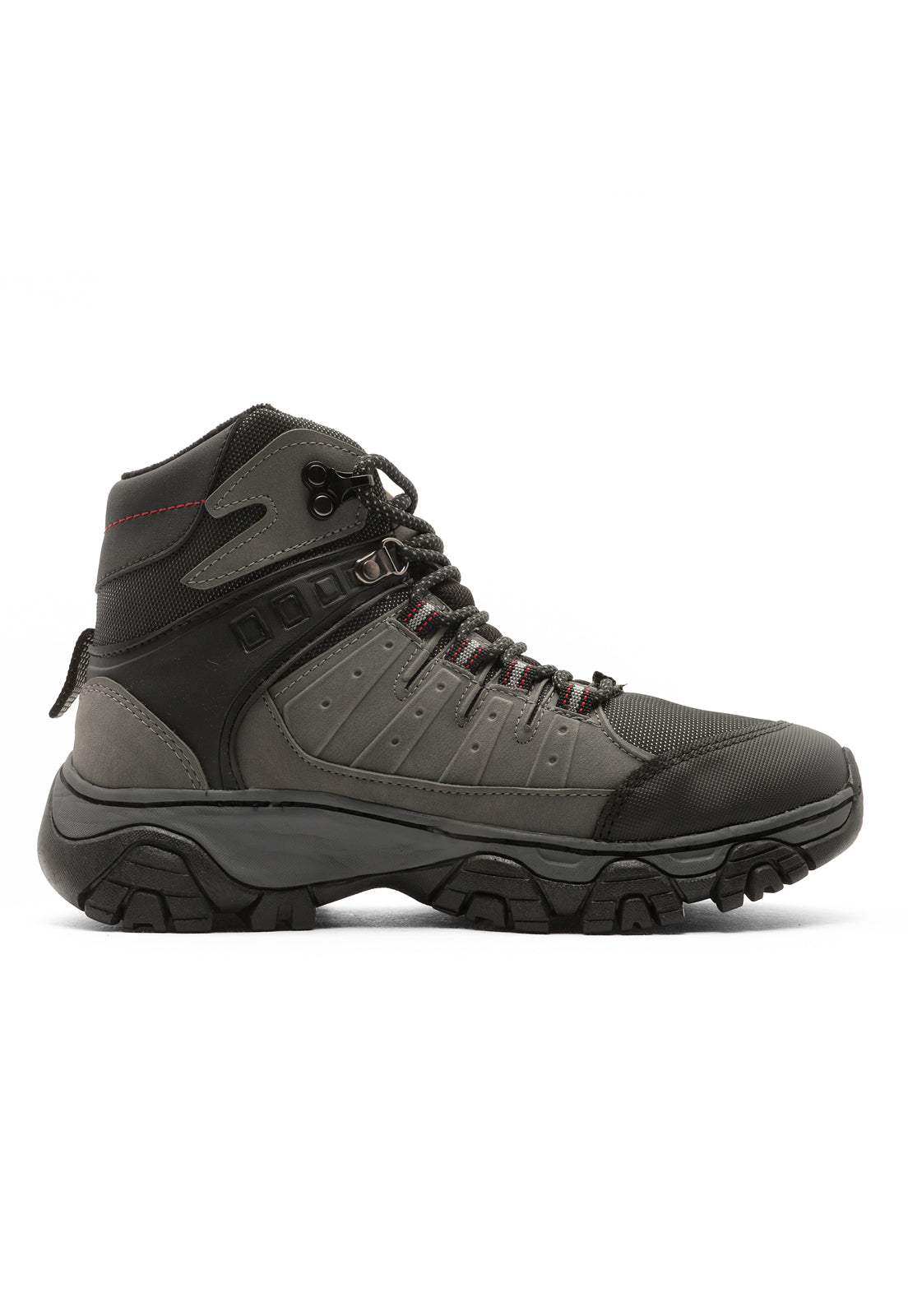 Bota Outdoor Hombre Negro-Gris tellenzi 7-212