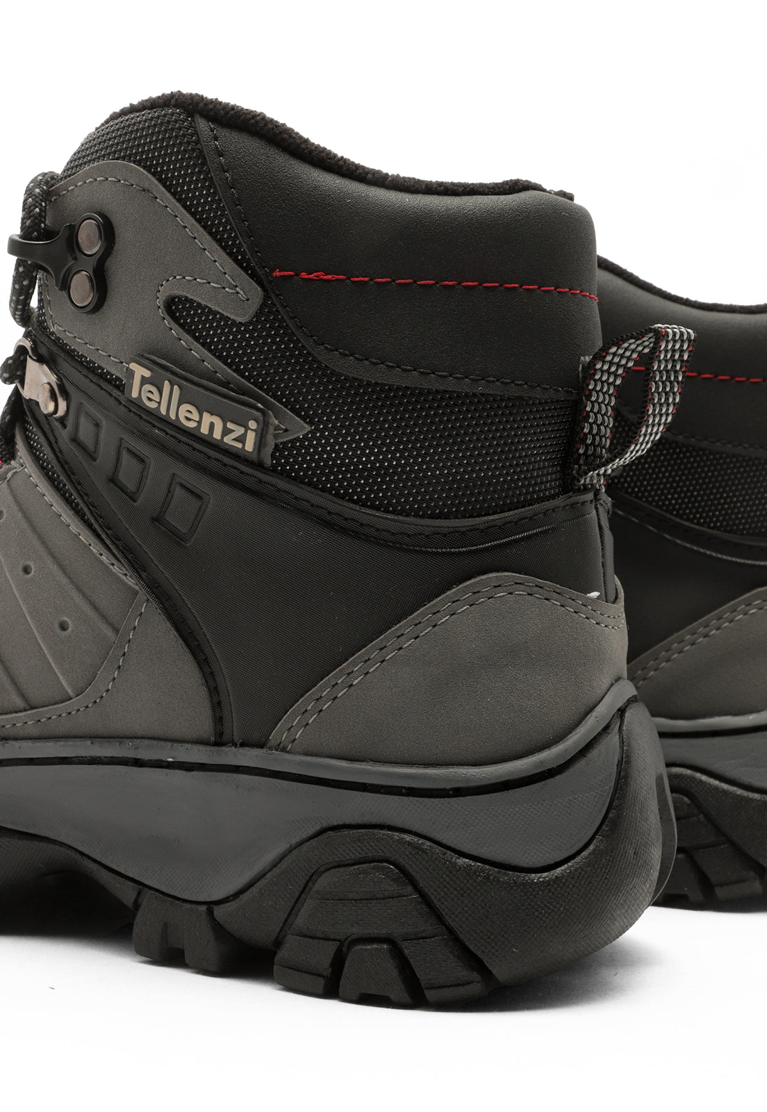 Bota Outdoor Hombre Negro-Gris tellenzi 7-212