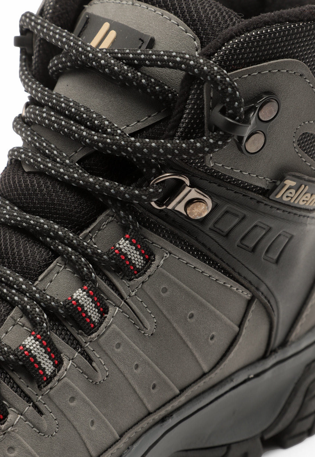 Bota Outdoor Hombre Negro-Gris tellenzi 7-212