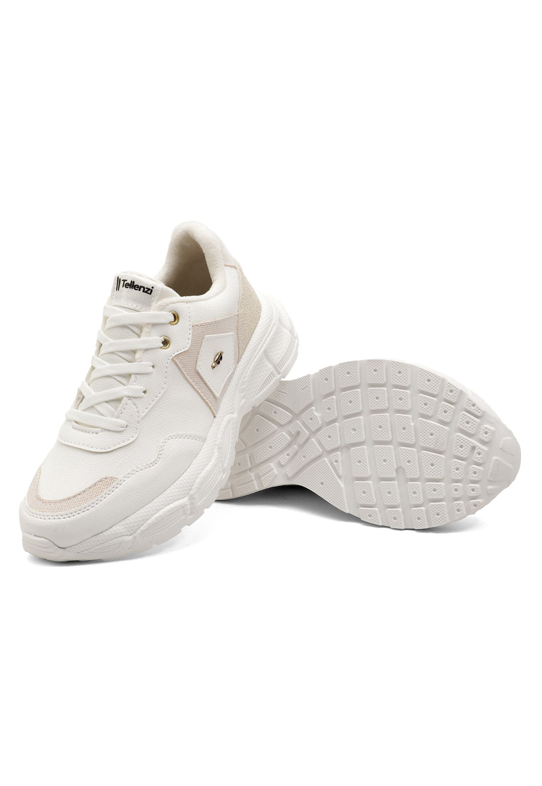 Tenis Mujer Marfil Tellenzi 5051