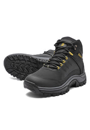 Bota Hombre Outdoor Negro-Amarillo Tellenzi 7-144