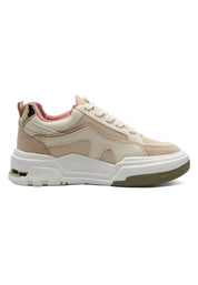 Tenis Dama Beige-Verde Tellenzi 554