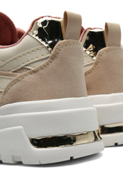 Tenis Dama Beige-Verde Tellenzi 554