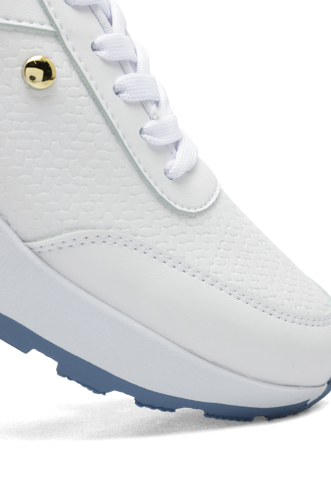 Tenis Sneakers Dama Blanco-Azul Tellenzi G-45