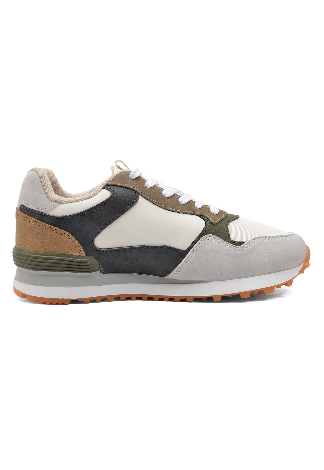 Tenis Hombre Blanco-Gris Tellenzi 606