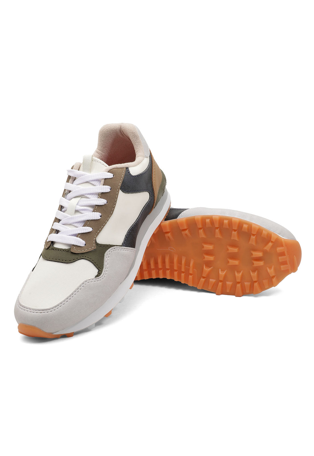 Tenis Hombre Blanco-Gris Tellenzi 606