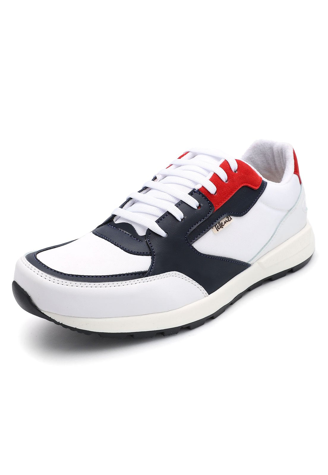 Tenis Hombre Blanco-Azul Tellenzi F1209