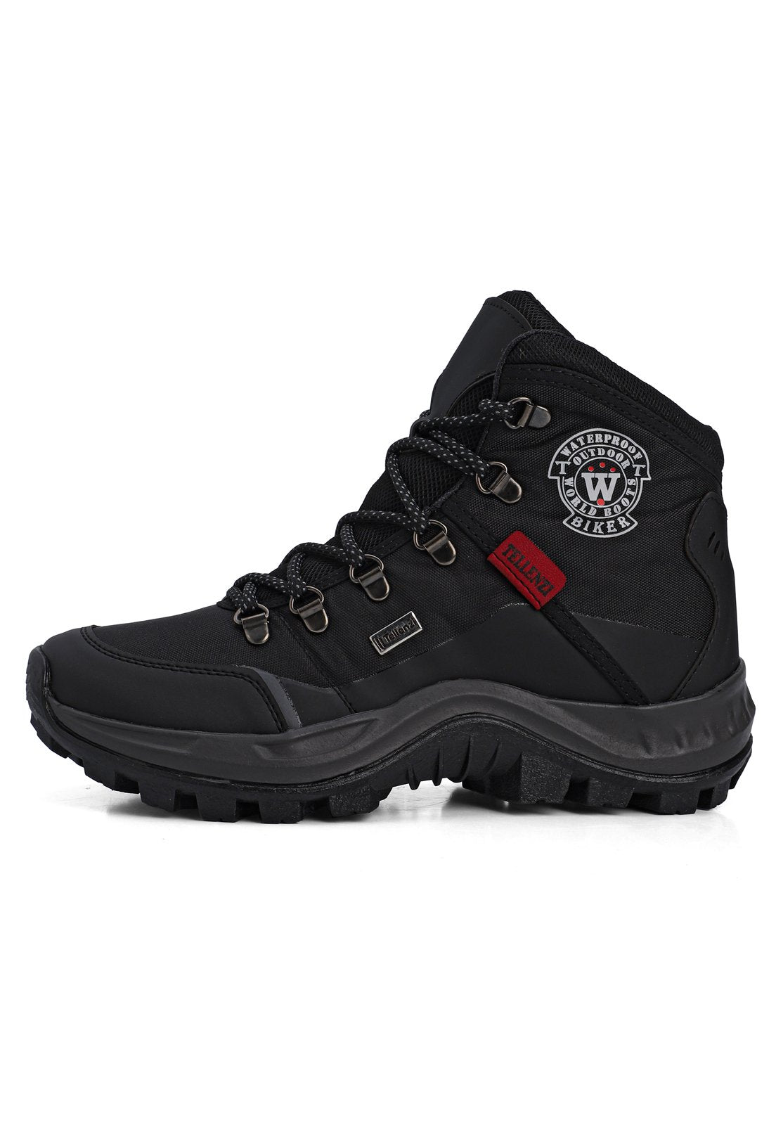 Bota Hombre Outdoor Negro Tellenzi 11610