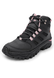 Bota Outdoor Mujer Negro-Rosa tellenzi 7-1002