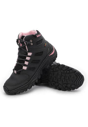 Bota Outdoor Mujer Negro-Rosa tellenzi 7-1002