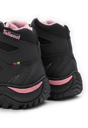 Bota Outdoor Mujer Negro-Rosa tellenzi 7-1002